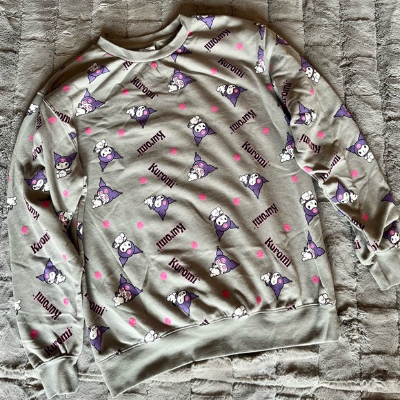 Sanrio Kuromi Crewneck Sweatshirt - Picture 1 of 8